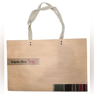 Vintage Triple Five Soul paper Euro Tote Shopping bag (never used )
